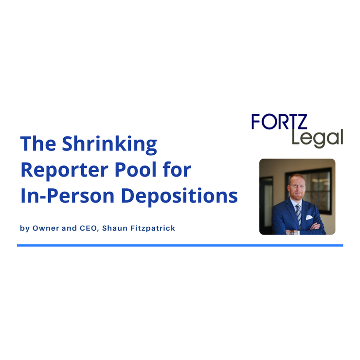 Reporter pool for depositions